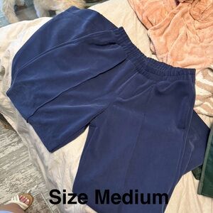 Navy Blue Sweatpants - Size Medium
